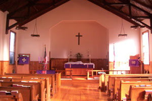 Commerce TX Church Interior - Brotherhood of St. Andrew