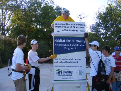 Habitat For Humanity Build - Day 1 - Brotherhood of St. Andrew - Dallas